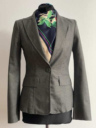 Stefanel blazer grau flanell - stefanel,