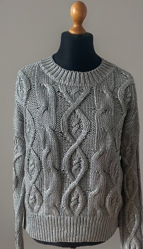 Stefanel damenpullover silber - stefanel,