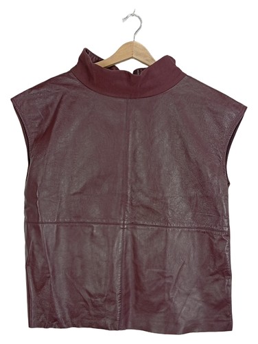 Stefanel damen ledertop - stefanel,