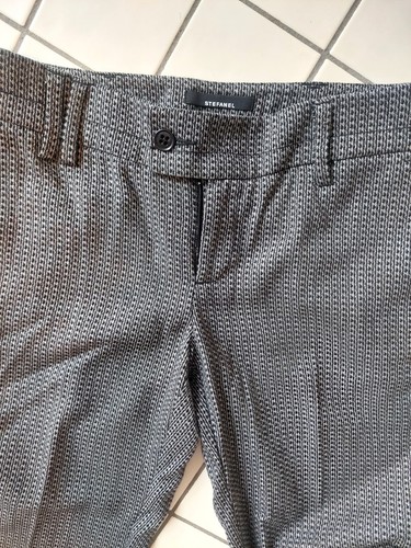 Stefanel hose elegant grau - stefanel,