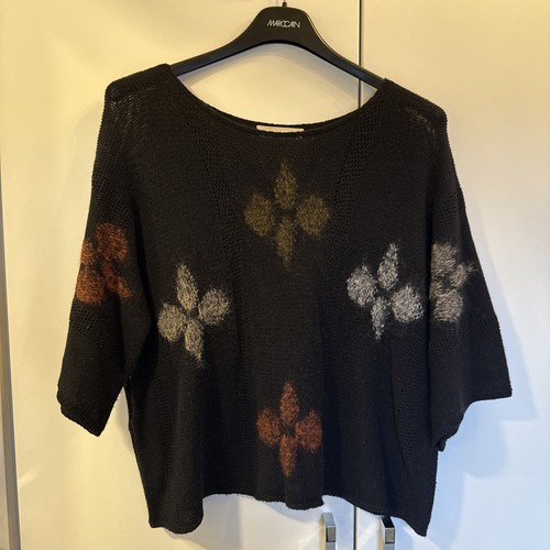 Stefanel pullover schwarz mit - stefanel,